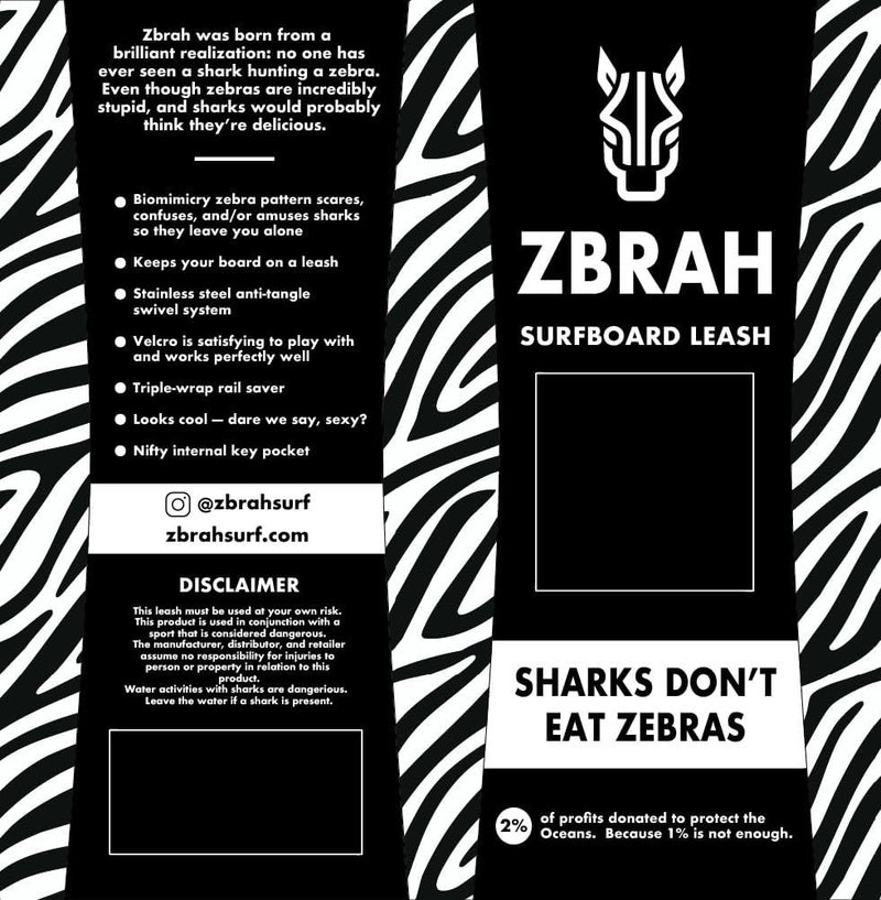 ZBrah Surf - Premium Surf Leash Biomimicry, Max Strength, Lightweight, for All Types of Surfboards. 7mm Thick (1/4") 6 and 8 Feet - Image 4